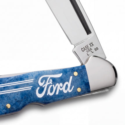 Case® Ford Embellished Smooth Navy Blue Bone CopperLock