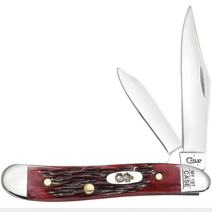 Case® | My First Case Peach Seed Jig Old Red Bone Peanut Knife by caseknives