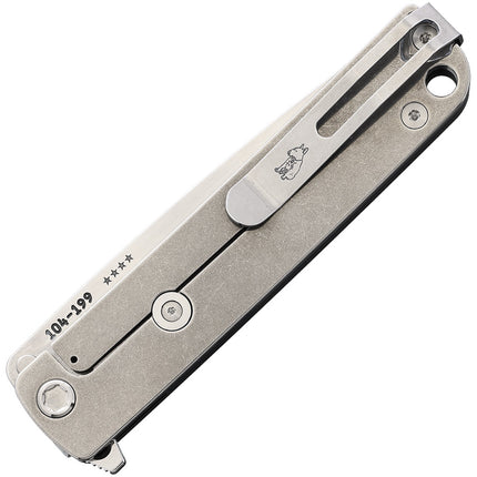 Medford M-48 - Tumbled S35VN - Black Aluminum & Tumbled Titanium by Medford Knife & Tool
