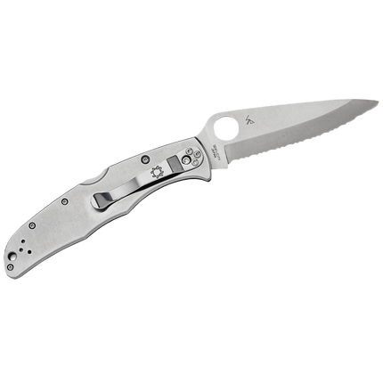 ENDURA 4- W/ Spyderedge and Stainless Steel Handle by Spyderco