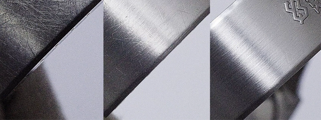 Knife Steel and Titanium Scratch removal pads by Razor Sharp AZ