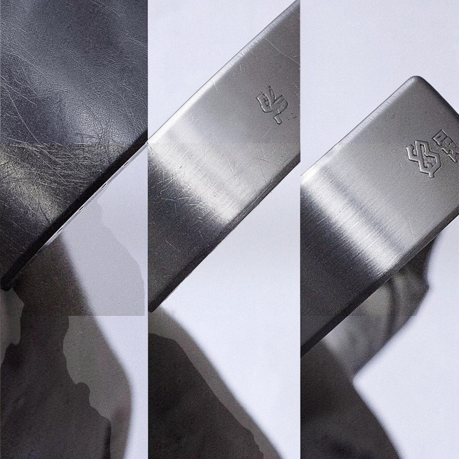 Knife Steel and Titanium Scratch removal pads by Razor Sharp AZ