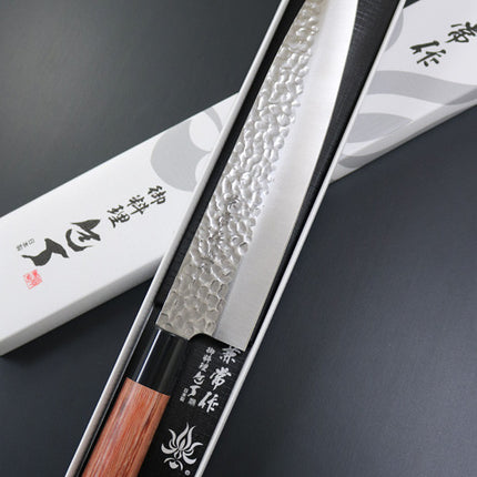 Kanetsune KC958 Gyuto High Carbon 240mm Japanese Chef Knife With DSR1K6 Blade And Wood Handle by Kanetsune