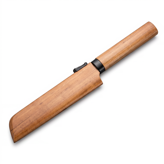 Kanetsune Kamagata Paring Knife 3.625" – 420J2 Steel, Sheepsfoot Blade, Wild Cherry Wood Handle