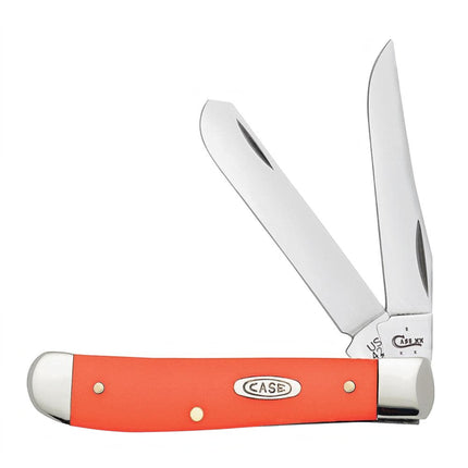 Case® Smooth Orange Synthetic Mini Trapper Pocket Knife