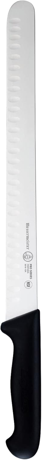 Messermeister Pro Series 12” Round-Tip Kullenschliff Slicer Knife by Messermeister