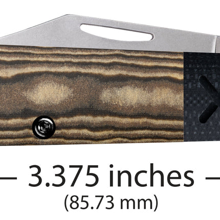 Case CA53161 - Crossroads™ Smooth Luna Richlite® w/Black G-10 XR Barlow