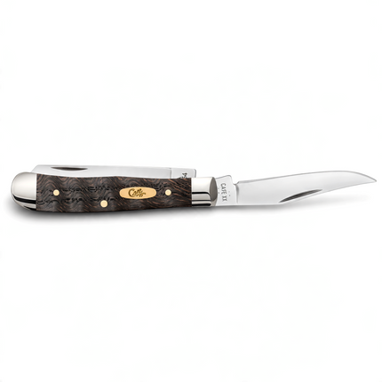 Case® Smooth Black Curly Oak Wood Tiny Trapper