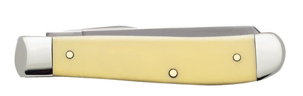 Case® | Yellow Synthetic Carbon Steel Mini Trapper Knife by caseknives