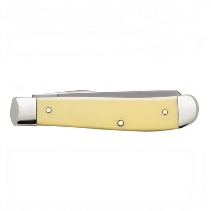 Case® | Yellow Synthetic Carbon Steel Mini Trapper Knife by caseknives