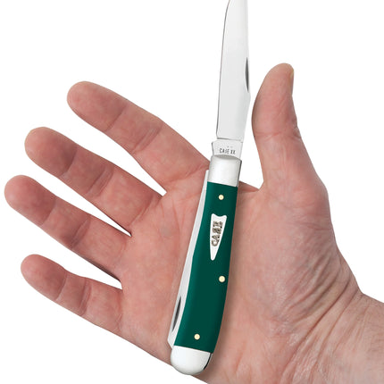 Case XX Spruce Green Smooth Synthetic Trapper Folding Knife CA64530 by Case®