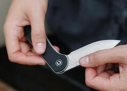 CIVIVI Elementum Liner Lock Knife Black G-10 (2.9" Satin D2) C907A by Civivi