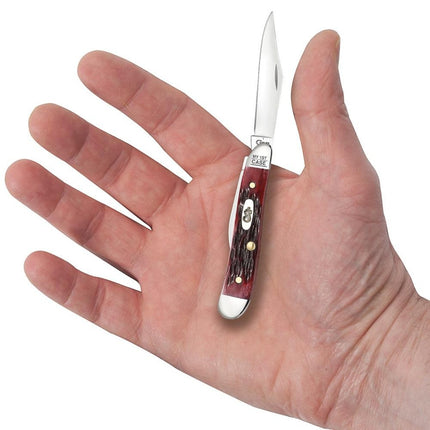 Case® | My First Case Peach Seed Jig Old Red Bone Peanut Knife by caseknives