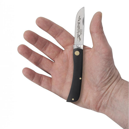 Case Sodbuster Jr Folding Pocket Knife - Compact 3.625-Inch Closed Length With Black Synthetic Handle by Case®