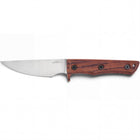 Razor Sharp AZ Case fixed blade hunter knife with a satin-finished drop point steel blade and hardwood handle