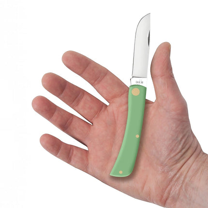 Case XX Mint Green Smooth Synthetic Sod Buster Jr Folding Knife CA63834 by Case®