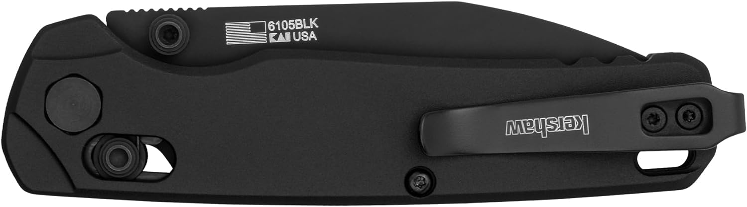 Kershaw Bel Air Pocket Knife, Made in the USA, 3.4 inch CPM MagnaCut Steel Blade, EDC Design, Duralock Locking Mechanism, Manual Folder, Pocketclip