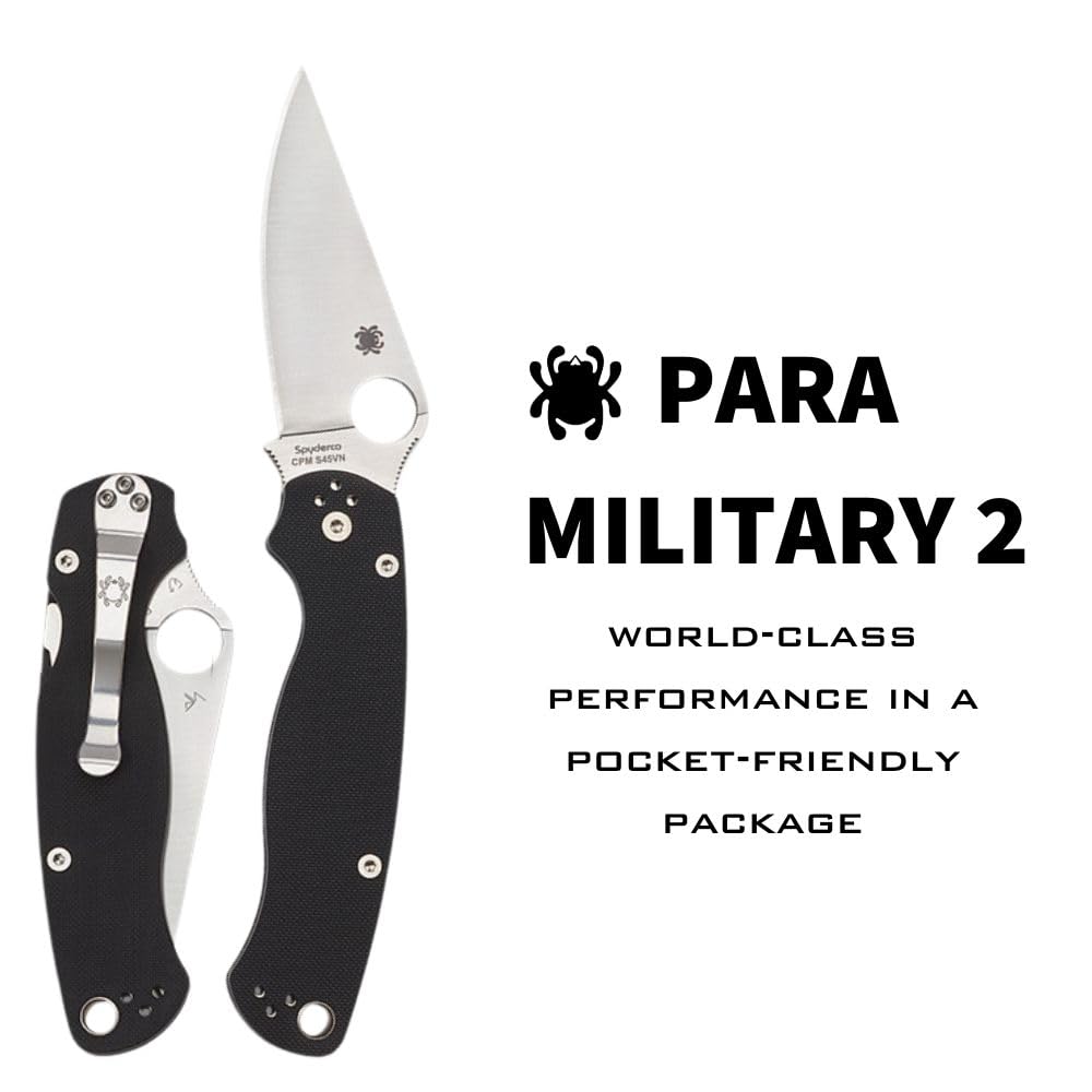 Spyderco Para Military 2 Knife | Iconic & High-Performance