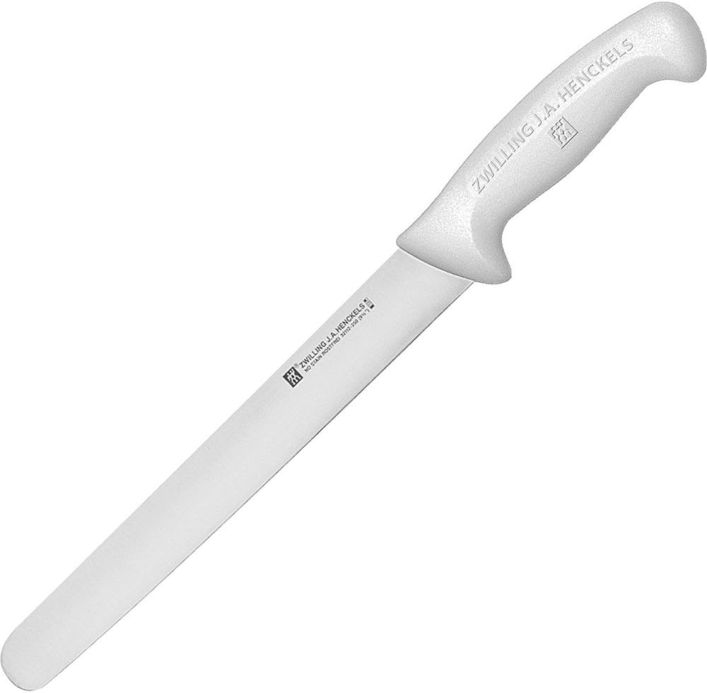 Knife,Slicer,9-1/2" L,White Handle