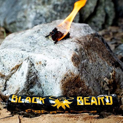 Black Beard Fire Starter Rope (1 Rope) | Made in USA