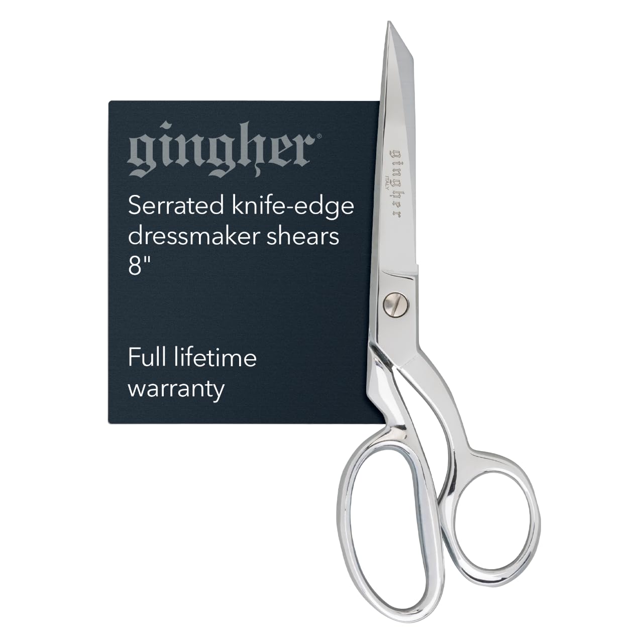 Gingher Dressmaker's Fabric Scissors, 8"