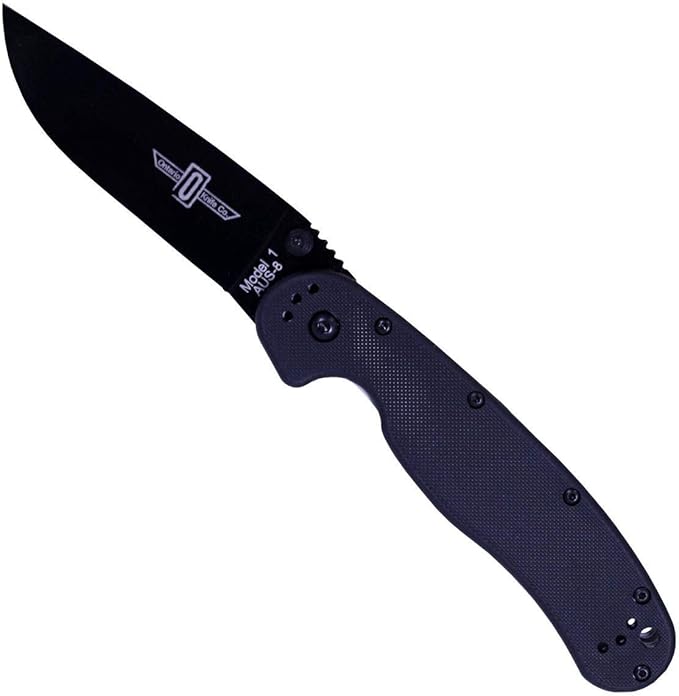 Ontario Rat 1 Black Knife | Durable & Tactical Design