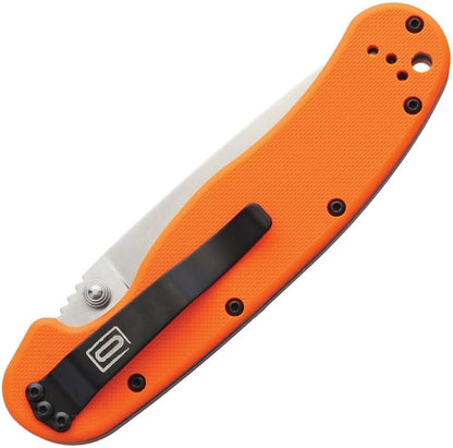 Ontario Rat 1 Linerlock Orange Knife | Durable & Reliable