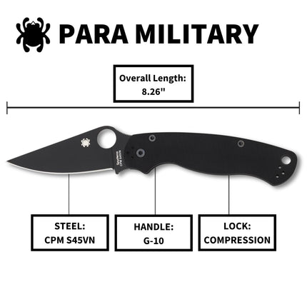 Spyderco Para Military 2 Folding Knife by Spyderco