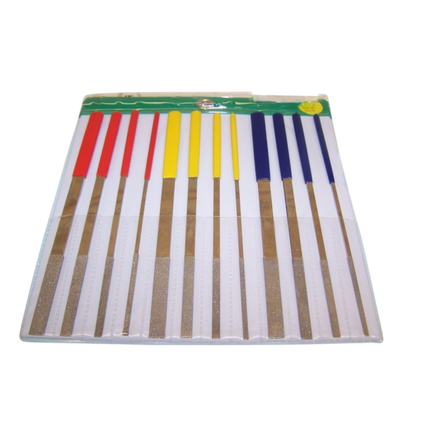 Diamond Files for Sharpening (12 Pack) by Razor Sharp AZ