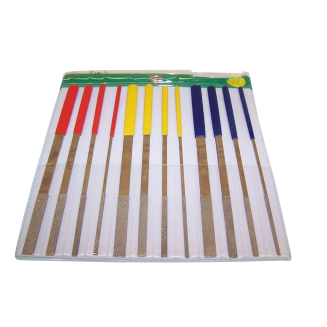 Diamond Files for Sharpening (12 Pack) by Razor Sharp AZ