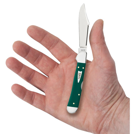 Case XX Spruce Green Smooth Synthetic Mini CopperLock Folding Knife CA64534 by Case®