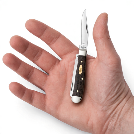 Case® Smooth Black Curly Oak Wood Tiny Trapper