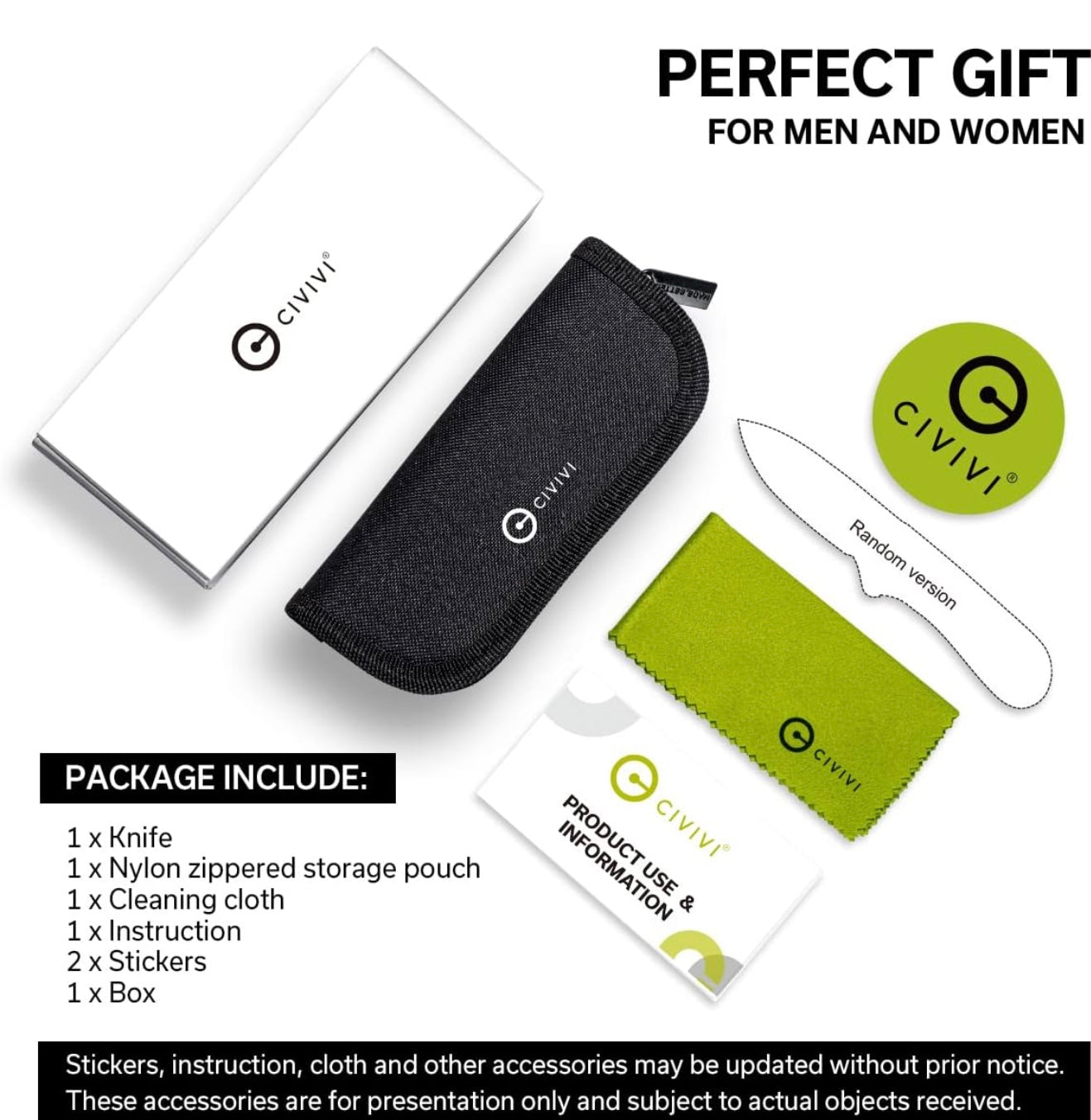 CIVIVI Elementum Liner Lock Knife Black G-10 (2.9" Satin D2) C907A