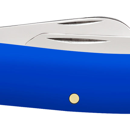 Case CA56982 - Royal Blue Synthetic Smooth Medium Stockman