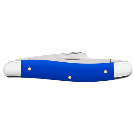 Case CA56982 - Royal Blue Synthetic Smooth Medium Stockman