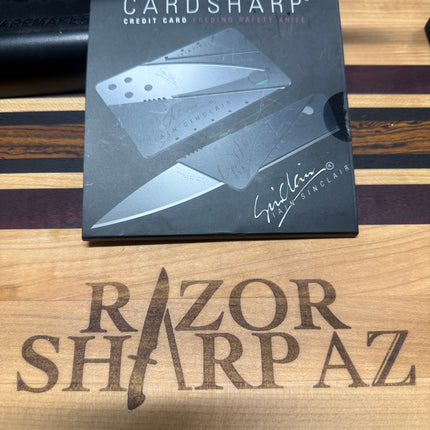 Ian Sinclair CardSharp Credit Card Folding tool by Razor Sharp AZ