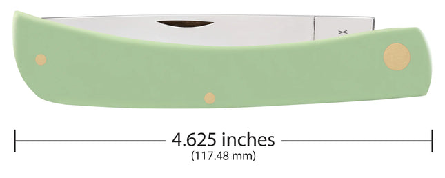 Case XX Mint Green Smooth Synthetic Sod Buster Folding Knife CA63837 by Case®