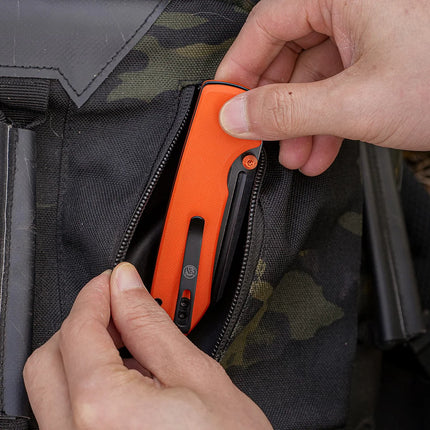 Raccoon® 2.0 - Top Liner Lock (3.25" 14C28N Blade & G10 Handle) - A2931 by Vosteed