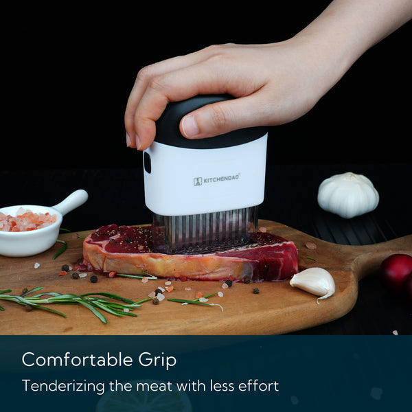 KITCHENDAO Detachable Meat Tenderizer Needle Tool with Safety Lock