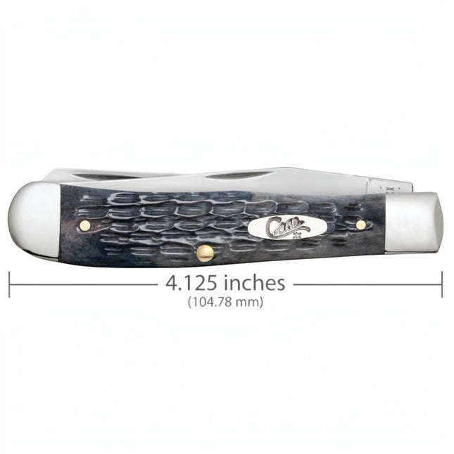 Case® | Pocket Worn® Crandall Jig Gray Bone Trapper Knife by caseknives