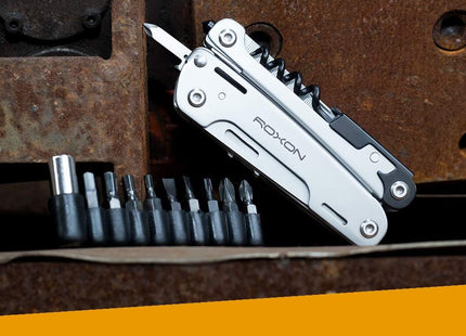 ROXON S801S STORM 19 in 1 multitool pliers EDC for Camping, Outdoor with Lockable Saw Blade with Nylon Case (S801S) by Roxon