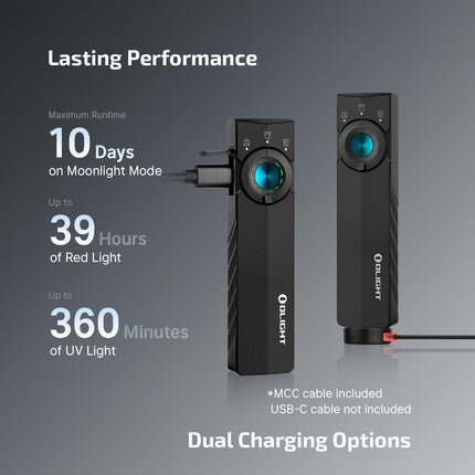 OLIGHT ArkPro Lite Flat Pocket Flashlight (Matte Black) by Olight