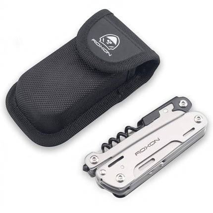 ROXON S801S STORM 19 in 1 multitool pliers EDC for Camping, Outdoor with Lockable Saw Blade with Nylon Case (S801S) by Roxon