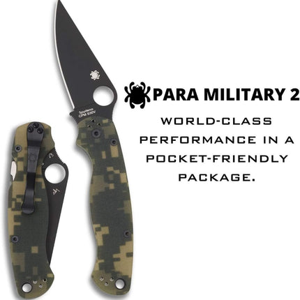 Spyderco Para Military 2 Signature Folding Knife by Spyderco