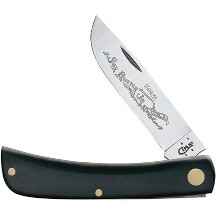 Case 095 Sodbuster Jr Folding Pocket Knife with Black Synthetic Handle by Case®