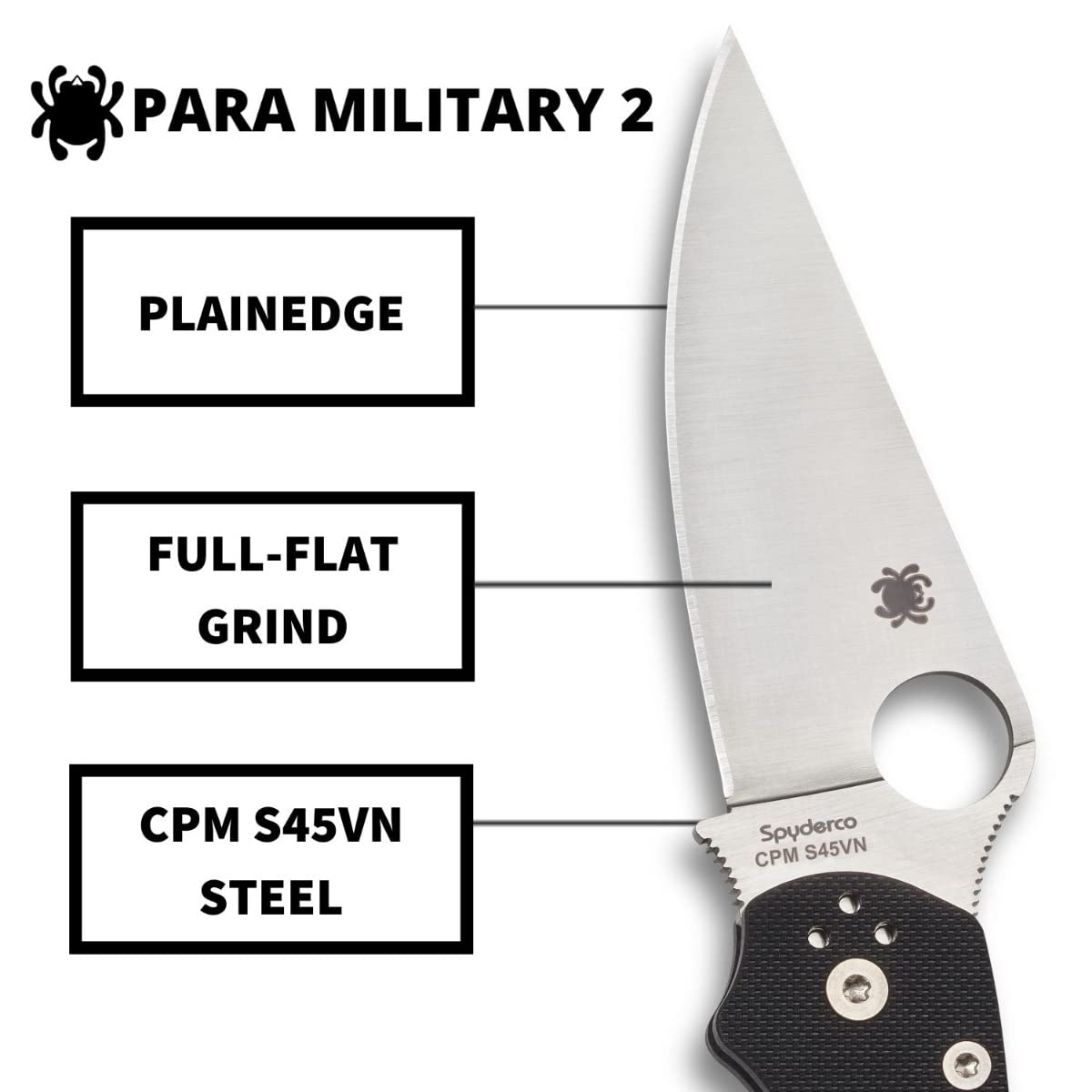 Spyderco Para Military 2 Knife | Iconic & High-Performance