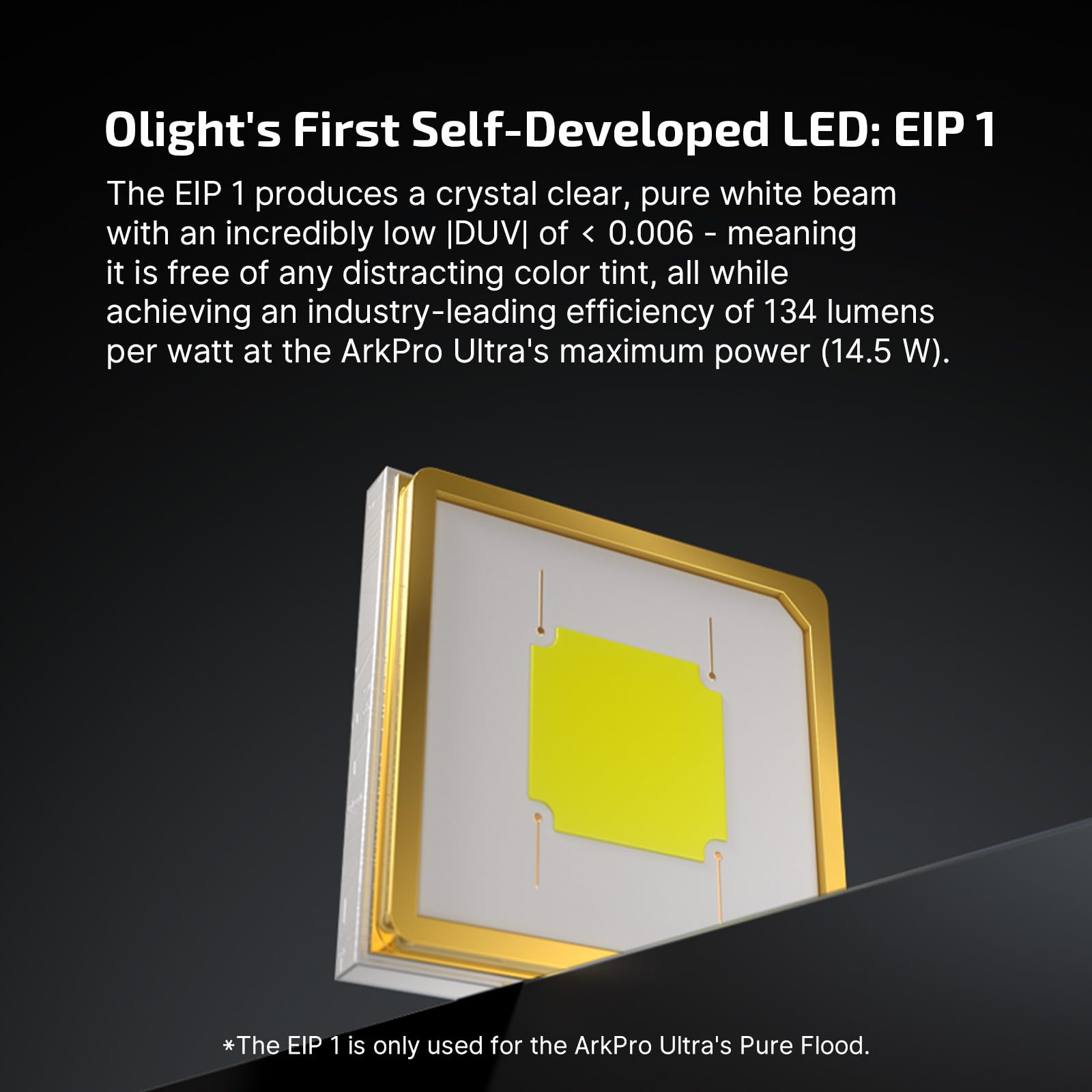 OLIGHT ArkPro Ultra EDC Flat Flashlight (Olive Green NW)