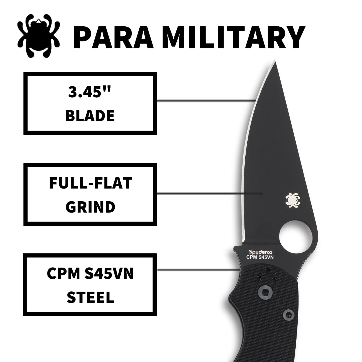 Spyderco Para Military 2 Knife | Durable & Versatile