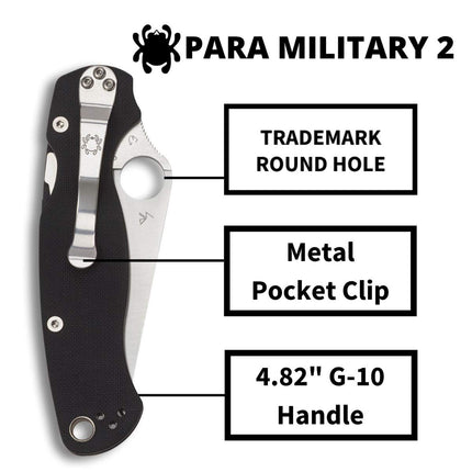 Spyderco Para Military 2 Folding Knife by Spyderco