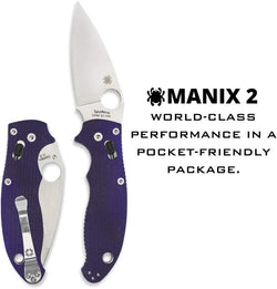 Spyderco Manix 2 Signature with CPM S110V Folding Knife